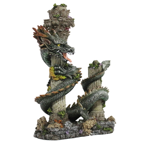 Hugo Dragon Pillar 25x14x34cm - Tropical Supplies North East