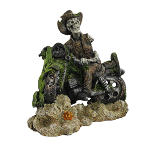 Hugo Skeleton On Bike 20x11x20cm - Tropical Supplies North East