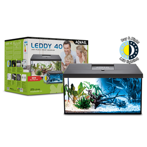Aquael Leddy 40 Day & Night Aquarium Black - Tropical Supplies North East