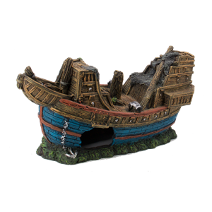 Hugo Colourful Ship 43x17x20 - Tropical Supplies North East