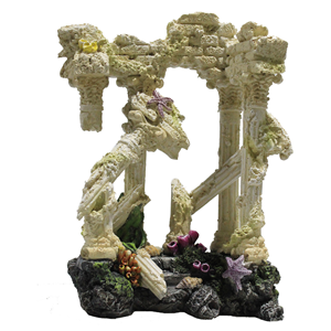 Hugo Broken Columns 16x9x21cm - Tropical Supplies North East