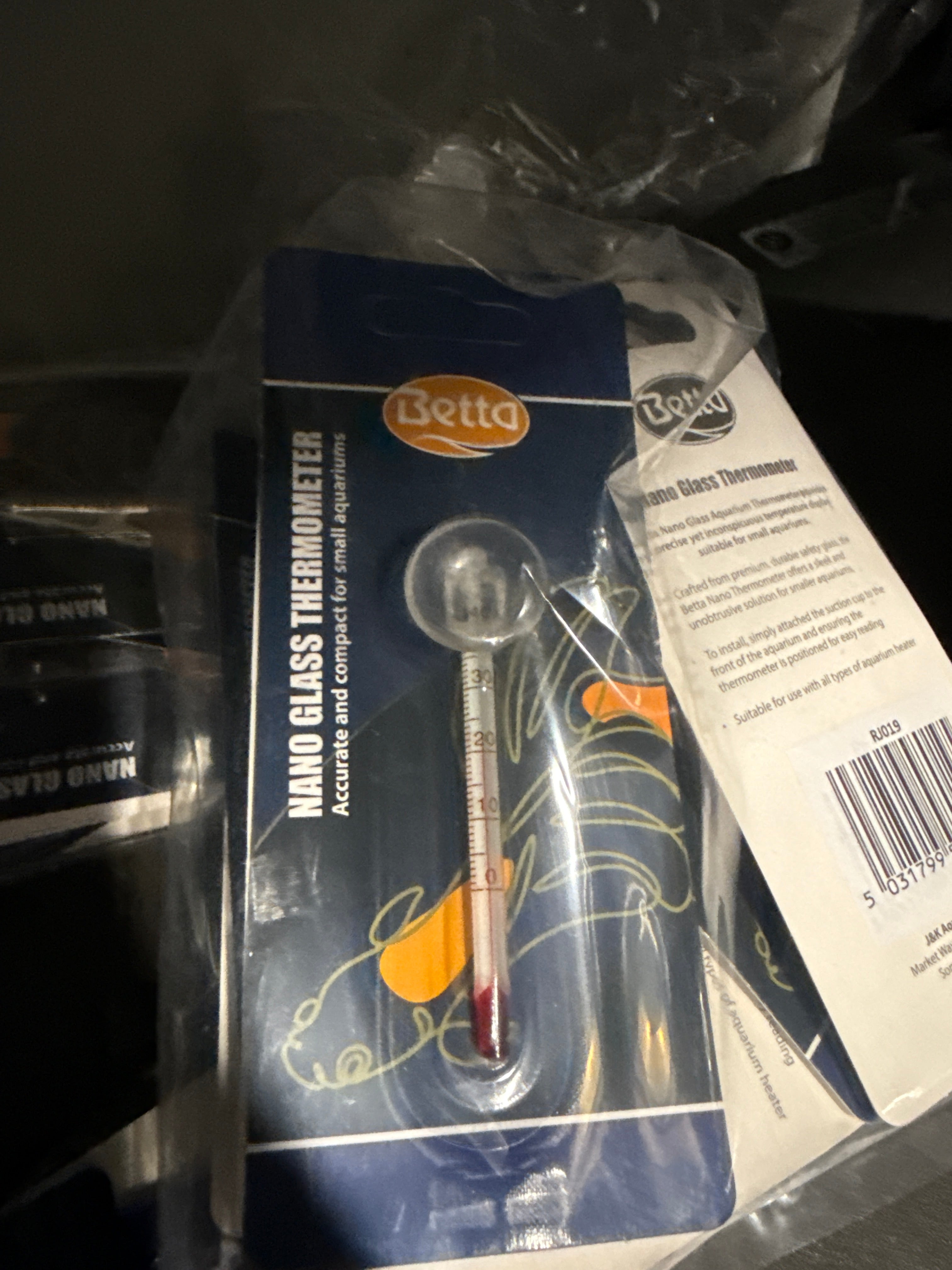 Betta Nano Glass Thermometer