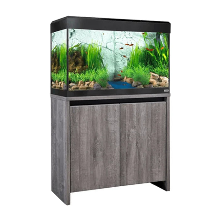Fluval Roma 125 80cm Aquarium & Grey Oak Cabinet - 125L