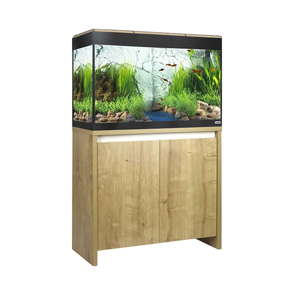 Fluval Roma 125 80cm Oak Aquarium & Cabinet - 125L