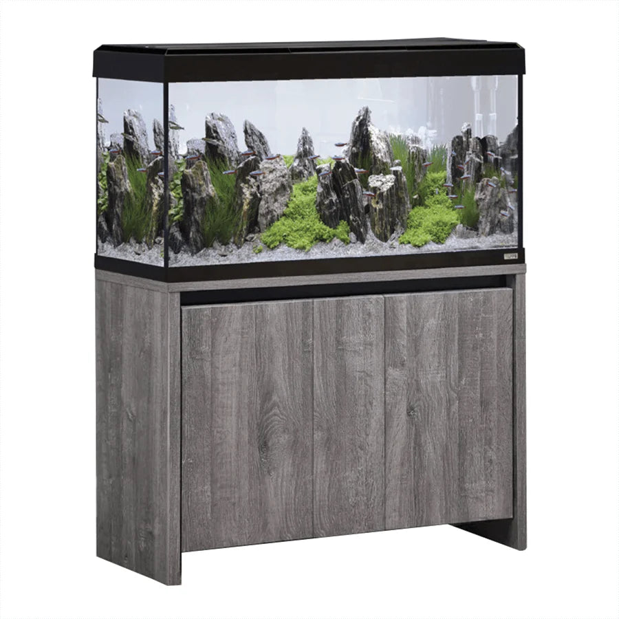 Fluval Roma 200 100cm Aquarium & Grey Oak Cabinet - 200L