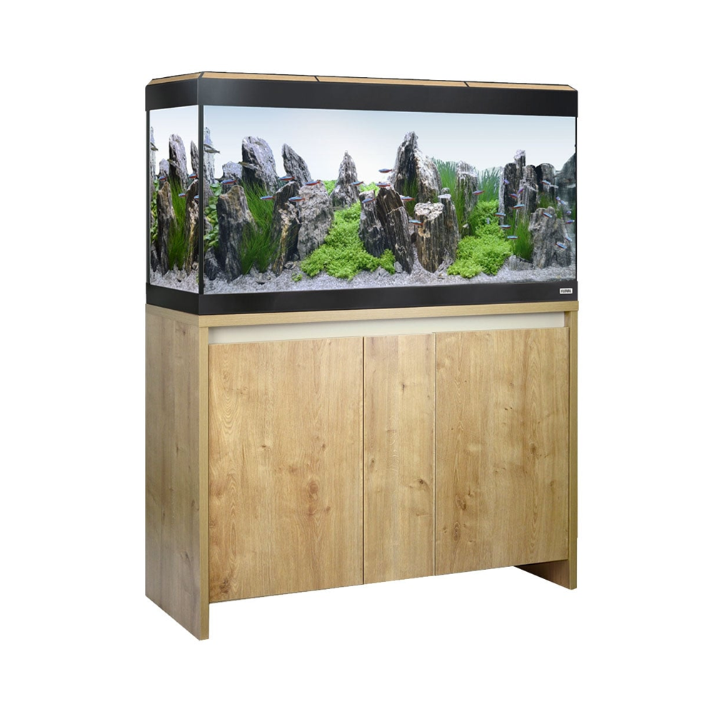 Fluval Roma 200 100cm Oak Aquarium & Cabinet - 200L