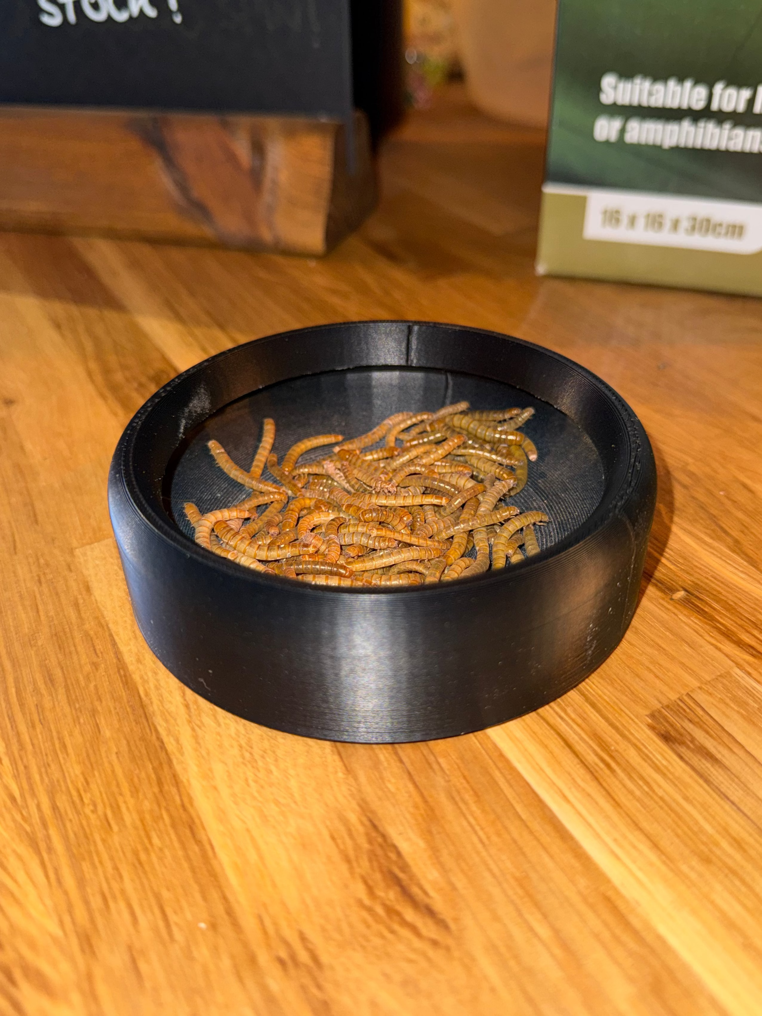 Tropic3D Escape Proof Mealworm Dish 100x30mm