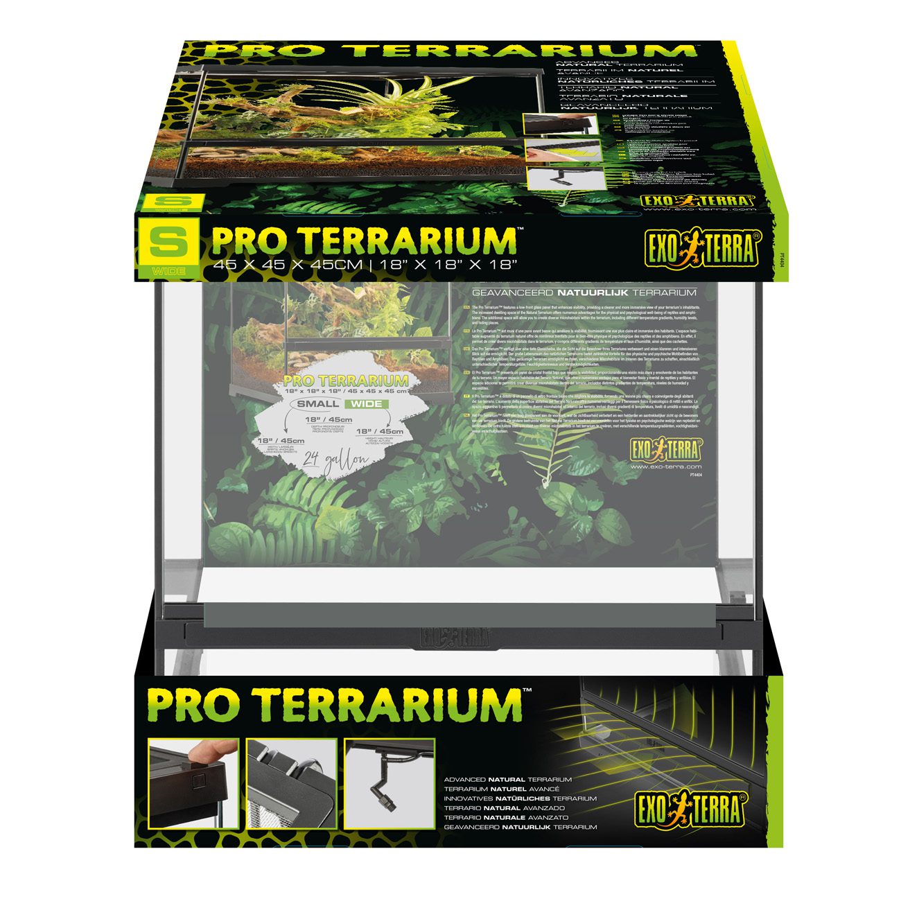 Exo Terra Pro Terrarium 45x45x45cm