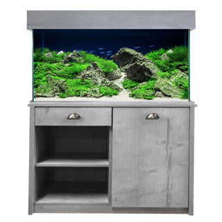 Clearseal 48" Ambience Aquarium Set Grey Concrete - Tropical Supplies North East