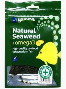 Gamma Natural Green 12g Seaweed Strips Enriched With Omega-3 & Spirulina
