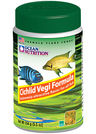 Ocean Nutrition Cichlid Vegi Flake 156g - Tropical Supplies North East