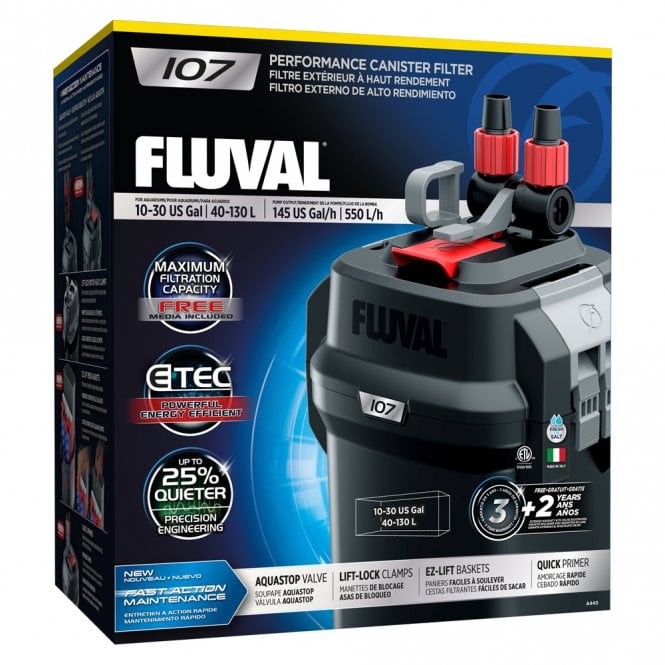 Fluval 107 External Filter - Tropical Supplies North East