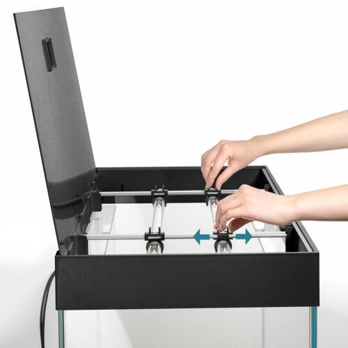 Aquael Opti Set Aquarium Black 125L - Tropical Supplies North East