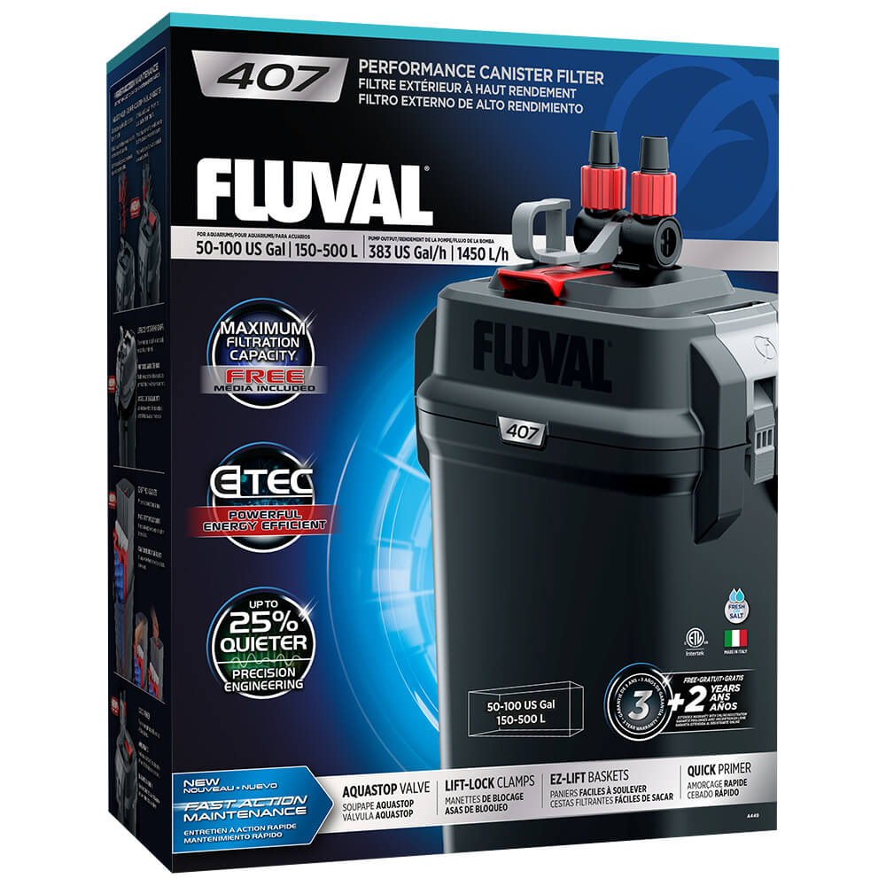 Fluval 407 External Filter £194.99 Tropical Supplies North East