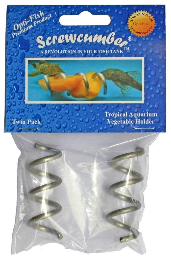 Optifish Screwcumber Twin Pack - Tropical Supplies North East