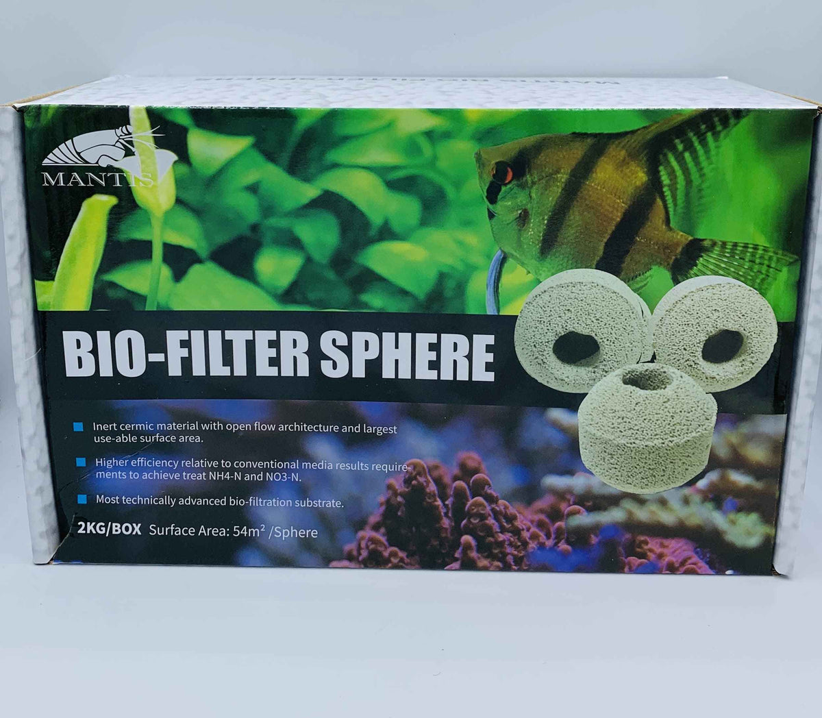 Mantis Bio-Filter Spheres Ceramic Media Bio-Spheres Aquarium Fish Tank 2kg