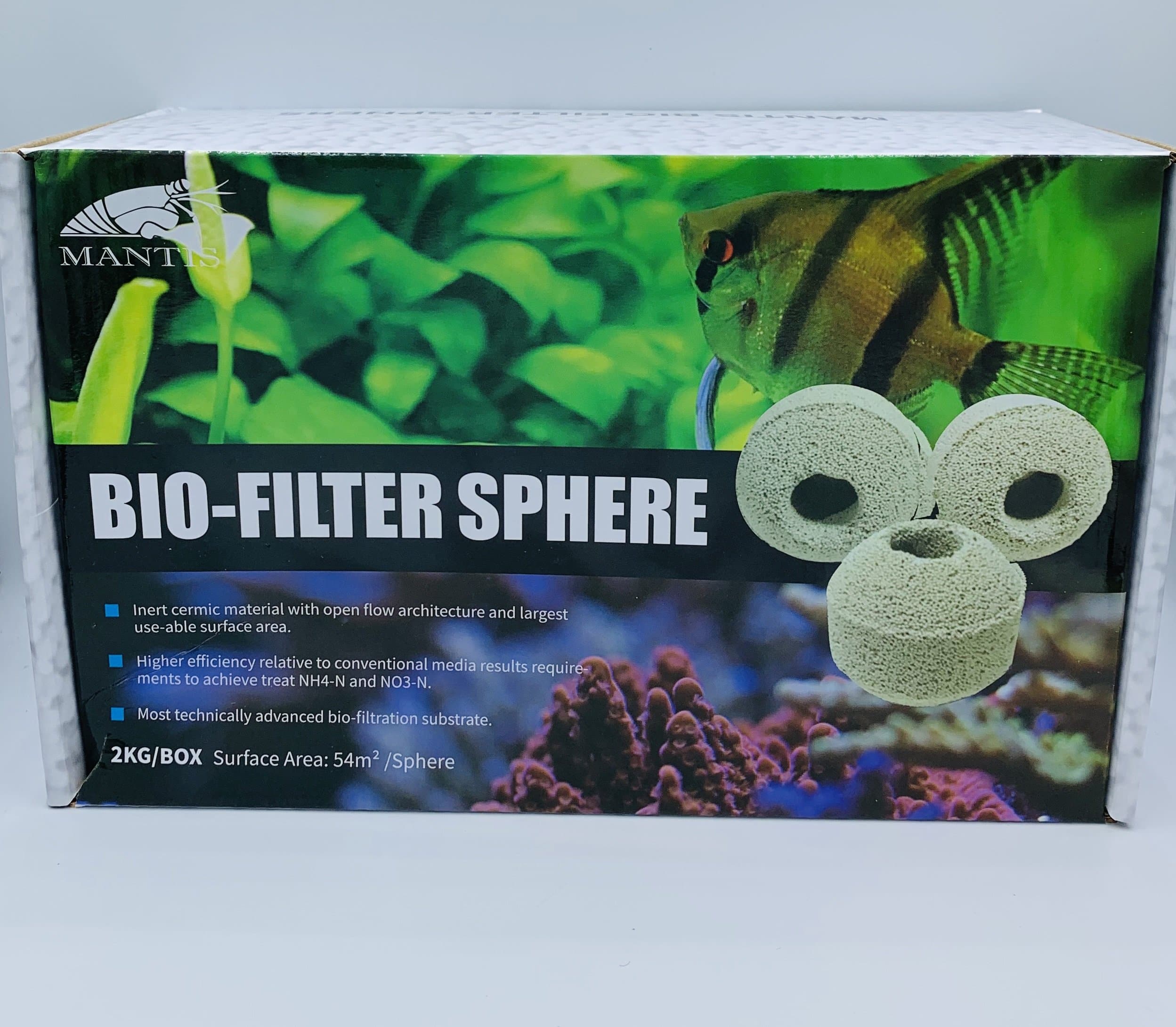 Mantis Bio-Filter Spheres Ceramic Media Bio-Spheres Aquarium Fish Tank 2kg - Tropical Supplies North East