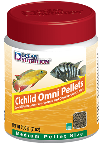 Ocean Nutrition Cichlid Omni Pellet Med 200g £17.99 Tropical Supplies North East