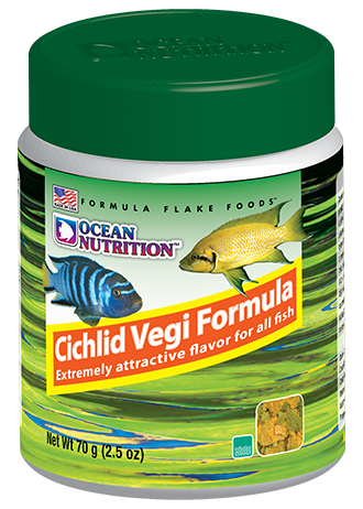 Ocean Nutrition Cichlid Vegi Flake 70g - Tropical Supplies North East