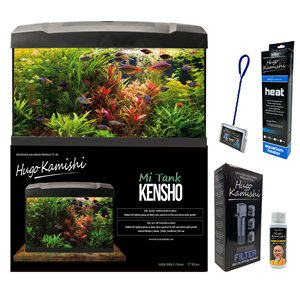 Hugo Kamishi Kensho Aquarium Kit 60cm Black - Tropical Supplies North East