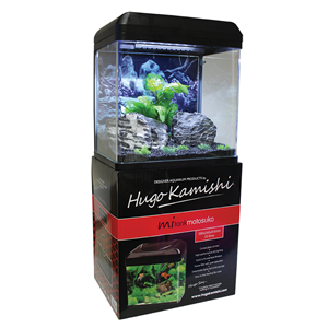 Hugo Kamishi Motosuko Aquarium 30L Black - Tropical Supplies North East