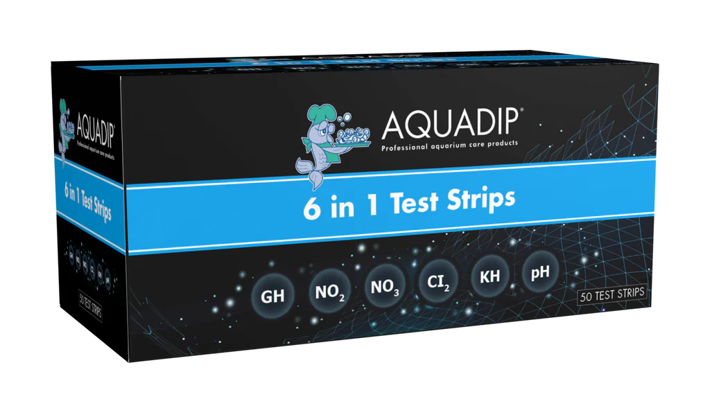 AQUADIP 6 in 1 Test Kit 50 Strips - Tropical Supplies North East