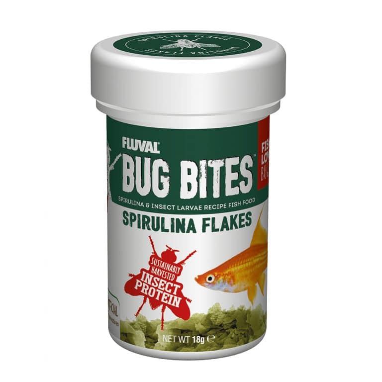 Fluval Bug Bites Spirulina Flakes