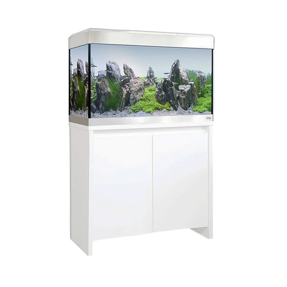 Fluval Roma 125 80cm White Aquarium & Cabinet - 125L