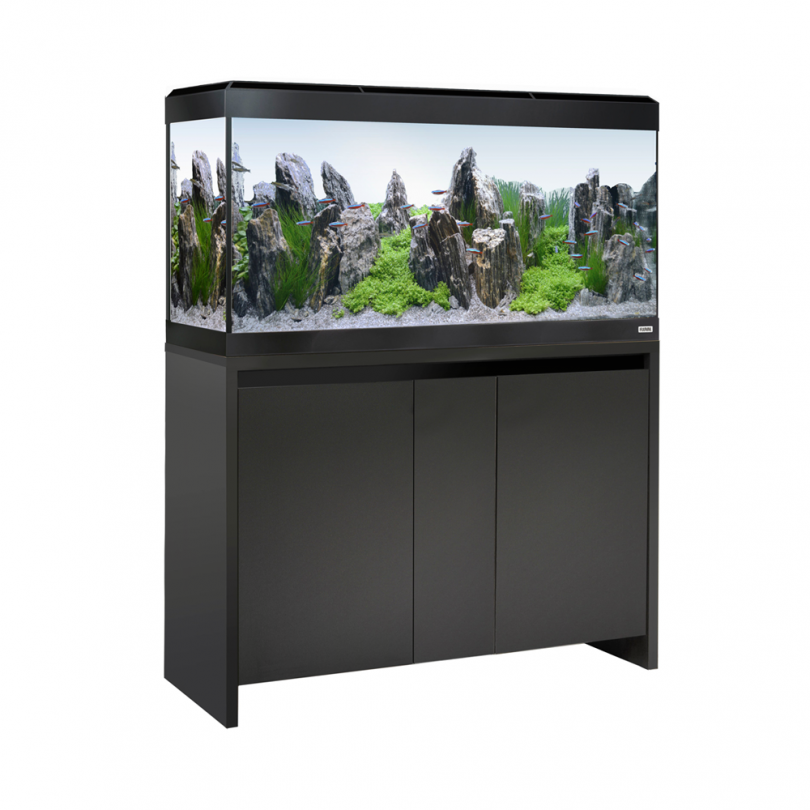 Fluval Roma 200 100cm Black Aquarium & Cabinet - 200L