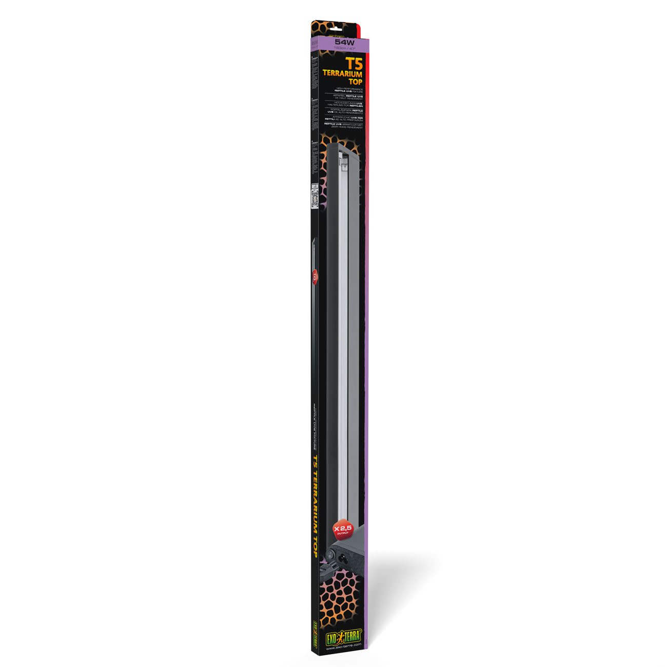 Exo Terra T5 UVB Fixture 120cm (46" Tube 54w)