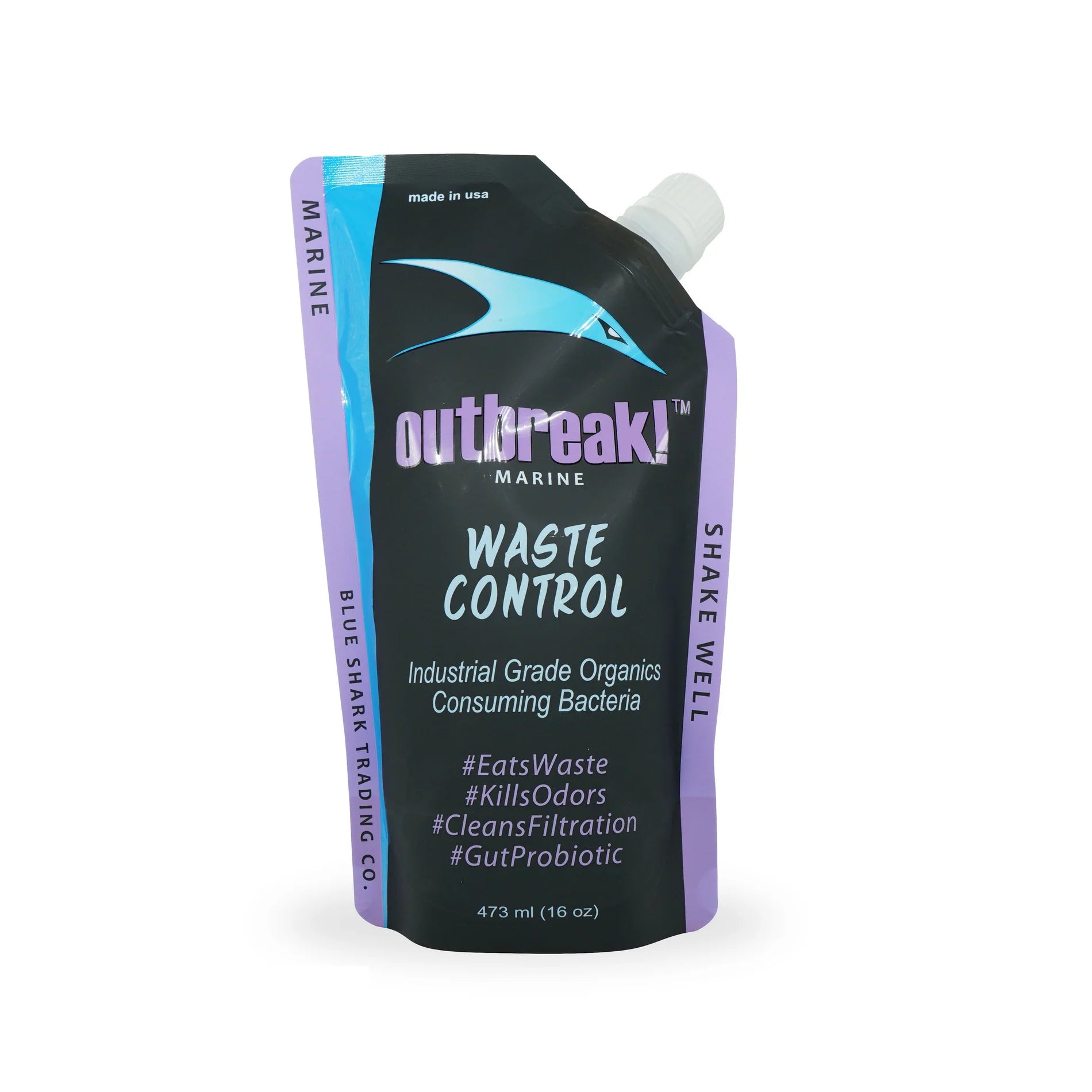 Blue Shark Outbreak Marine Biological Maintenance 16oz