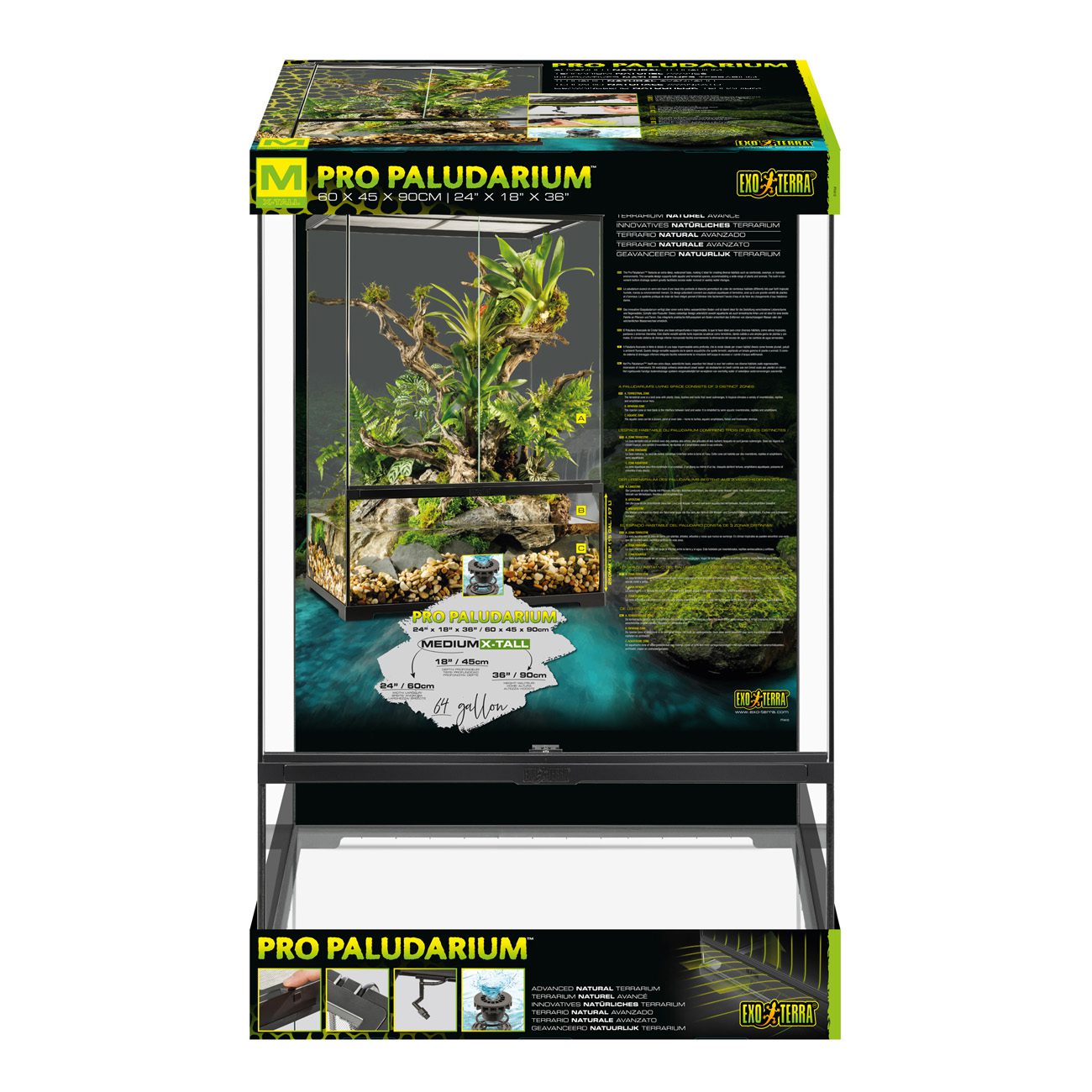 Exo Terra Pro Paludarium 60x45x90cm
