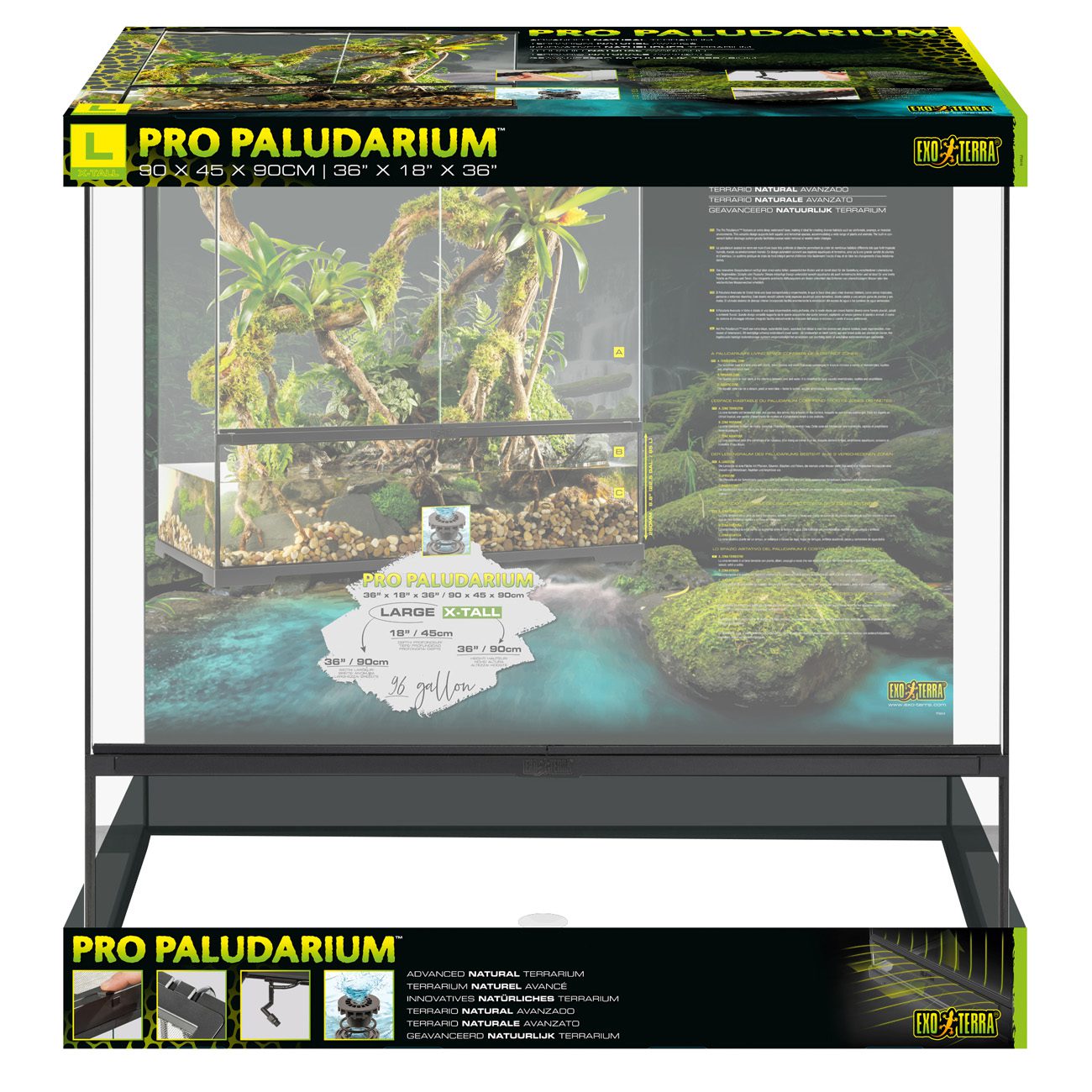 Exo Terra Pro Paludarium 90x45x90cm