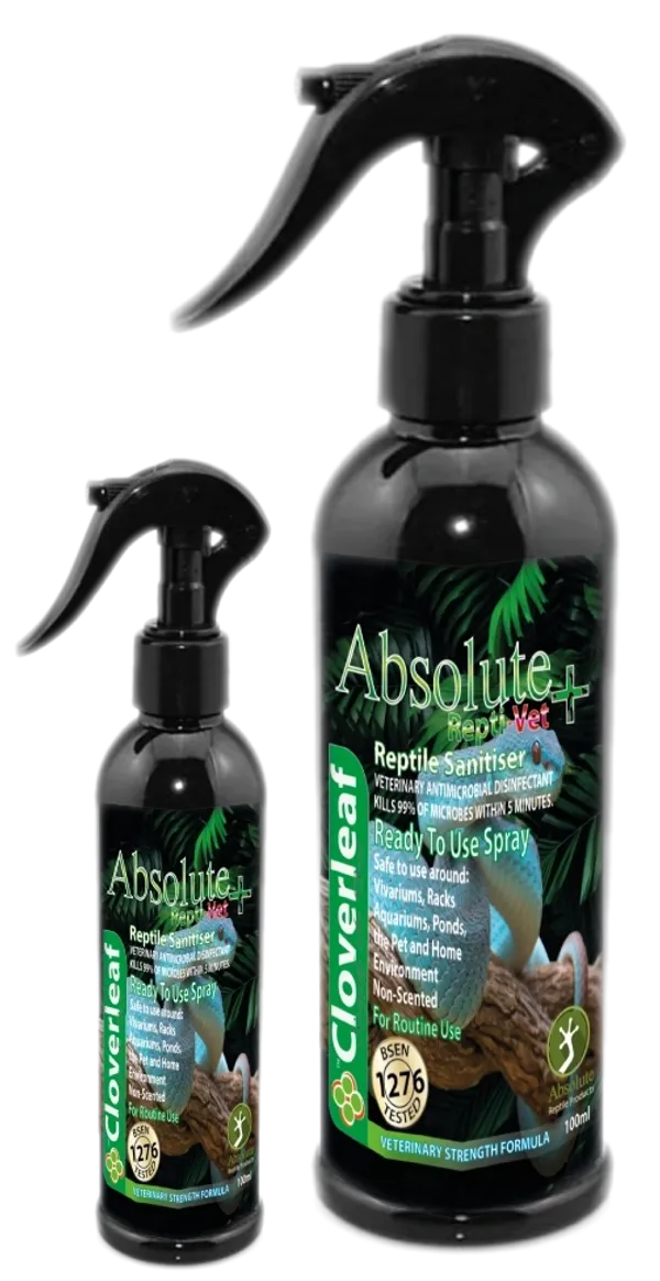 Cloverleaf Absolute+ Repti-Vet Reptile Sanitiser 1000ml